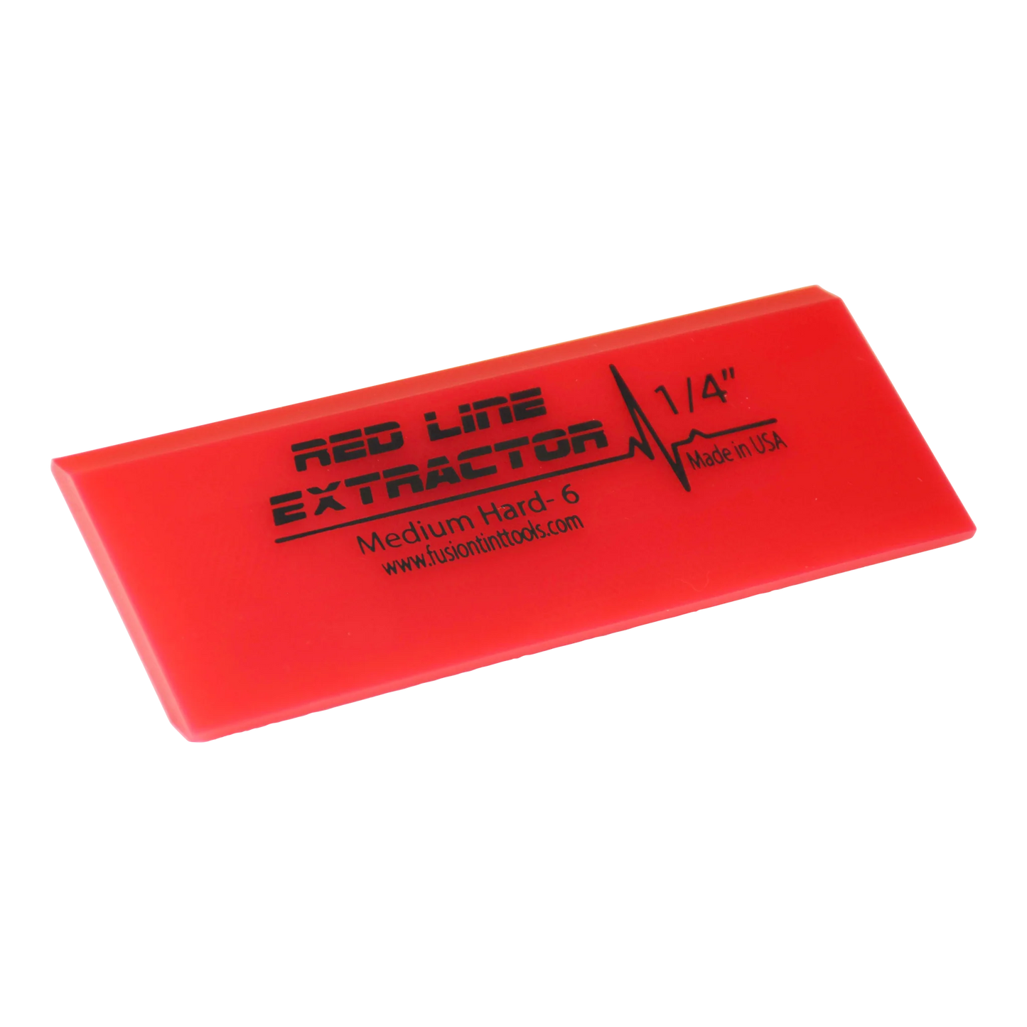 5" Red Line Extractor 1/4" Thick Double Bevel Squeegee Blade
