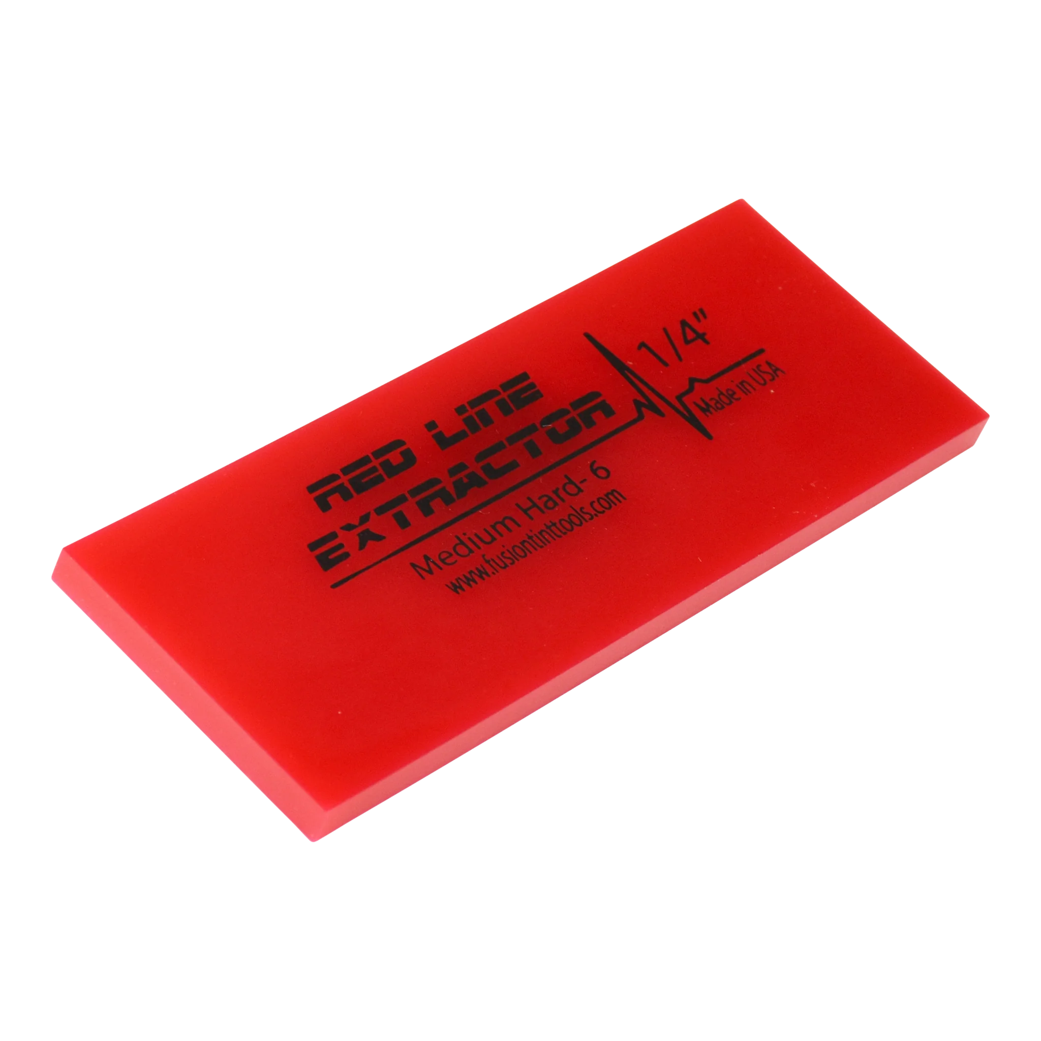 5" Red Line Extractor 1/4" No Bevel Squeegee Blade