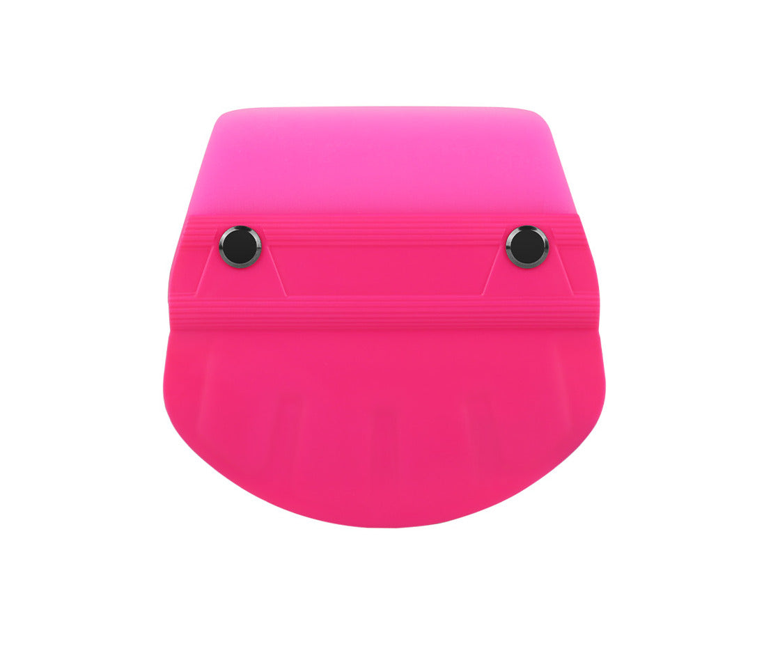 Pink Type A Magnetic Squeegee, highlighting its dual-edge functionality for wrap and PPF applications