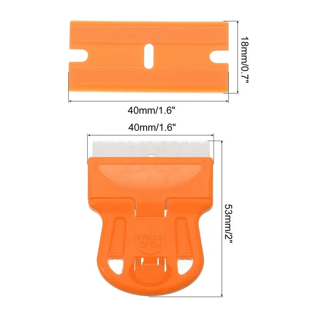 Versatile Mini 1-Inch Blade Holder dimensions, a must-have for precise crafting and window tinting tasks.