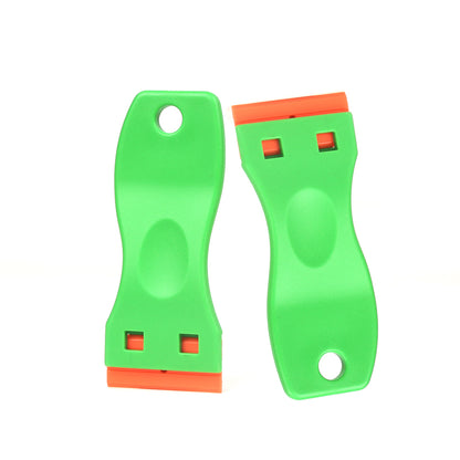 green Plastic 1-Inch Blade Holder, emphasizing its quality material and design.