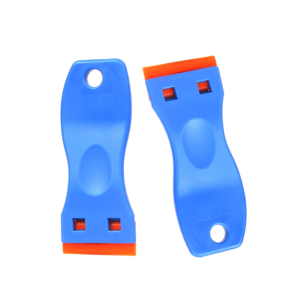 Blue Plastic 1-Inch Blade Holder, highlighting its durable construction for precision cutting
