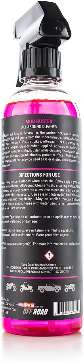 P&S Mud Buster General Purpose Cleaner - Auto Cleaning Solution (Pint)