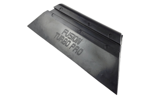 Fusion Turbo Pro Squeegee 5.5" in black, showcasing advanced slip agents for superior performance."