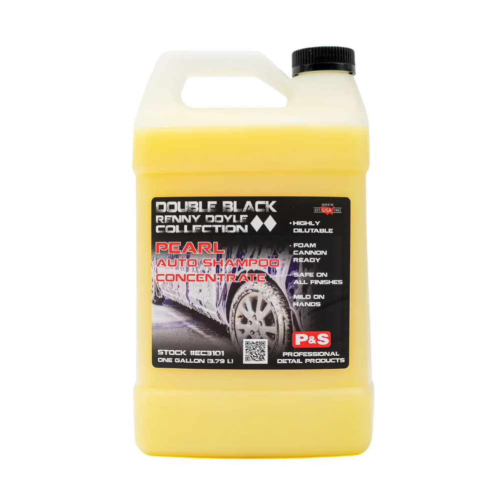 1-gallon container of P&S Pearl Auto Shampoo Concentrate, perfect for eco-friendly vehicle washing.